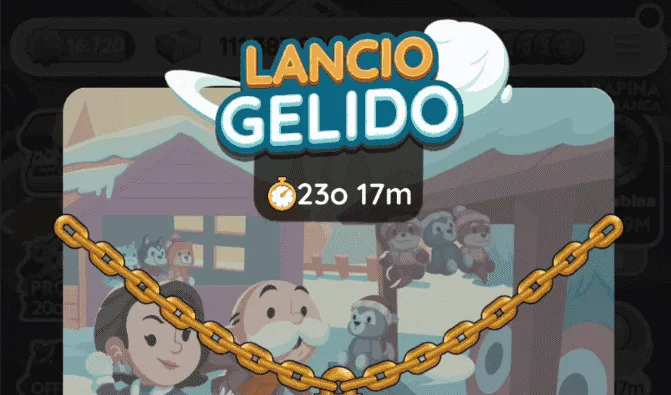 Evento Lancio Gelido Monopoly Go